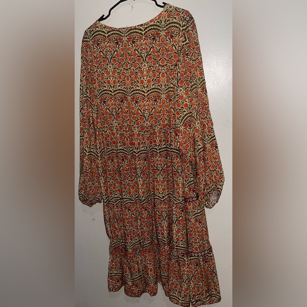 NWOT RustyyDustty Ditsy floral Print  Cottagecore boho Tiered Dress - Picture 8 of 9